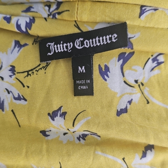 2/$20 Juicy Couture - Floral Silk Wrap Dress - Size Medium - Picture 8 of 10